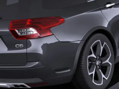 Citroen C5 CrossTourer 2014 VRAY 3D model