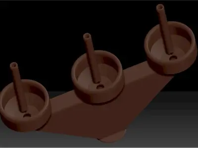 Resin Bottle Drain Collector Siraya Drip Save Collect Draining  3D print model