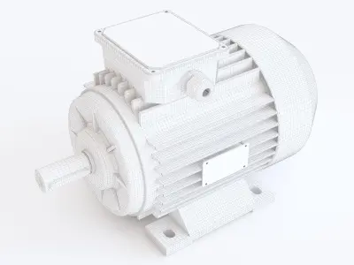 Electric Motor 01 3D model