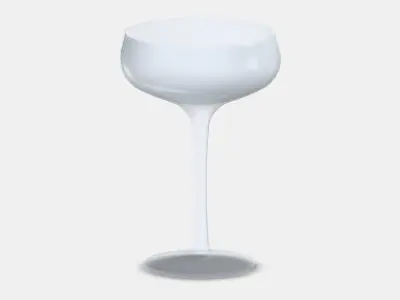 STORHET Champagne coupe Low-poly 3D model