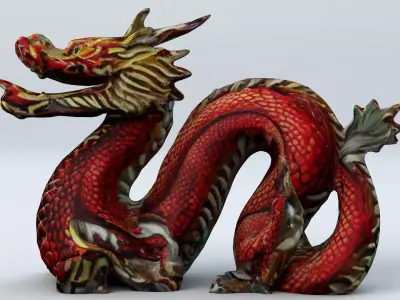 Chinese Dragon v1 3D print model