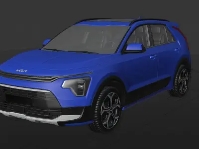 Kia Niro 2023 Rigged 3D model