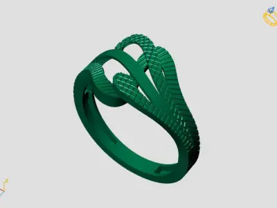 Women Plain Ring STL Models Womens Ring 3dmodels 3D print model 3D print model 23