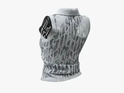 Womens Sport Shirt Low-poly 3D model