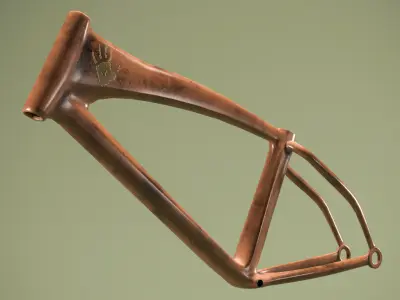 Bicycle Pack Low-poly 3D model