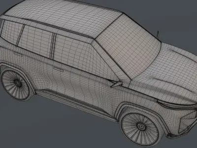 Electric SUV 3D model