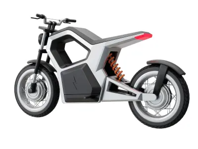 Electro Motorcyle 3D model