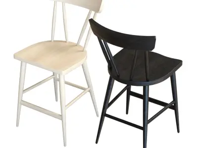 Crate and Barrel Juni Counter Stool 3D model