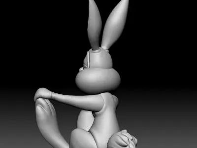 Rabbit - Sleeping beauty - 020 3D print model