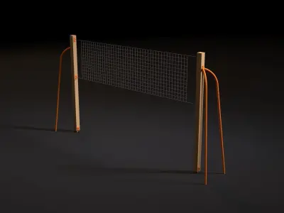 Volleyball net 3D model