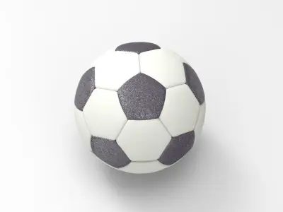 Football Ball Low-poly 3D model