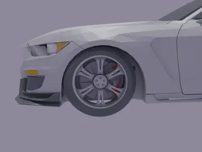 2017 Ford Mustang Shelby GT350R 3D model 3D model