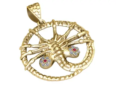 SCORPION PENDANT 3D PRINTABLE MODEL  3D print model