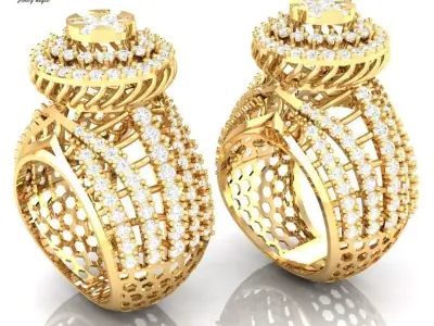 RINGS with harmonious blend of singular beauty 3D print model