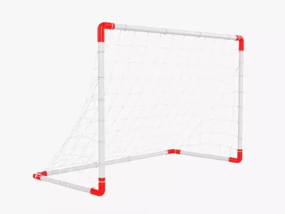 Small soccer goal 3D model