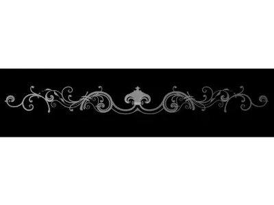 decorative forged patterns 3D model