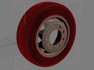 Wheel Truck 3D model