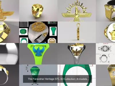 The Faravahar Heritage STL 3D Collection 3D Model Pack