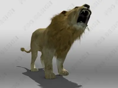 Lion Animated 3D model