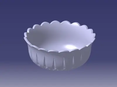 opera med bowl for printing and producing 3D print model