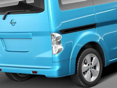 Nissan e-NV200 2015 3D model