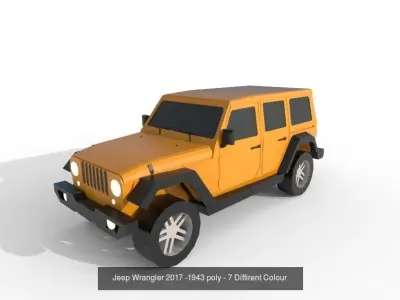 Low Poly Mixed Car pack - 001 - 7 Car Include total 45 variant