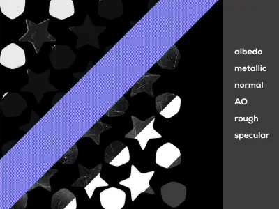 Champions League Football 3D model