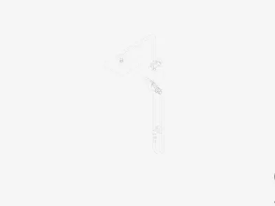 Shower - Twin - Luxury - Bold Low-poly 3D model