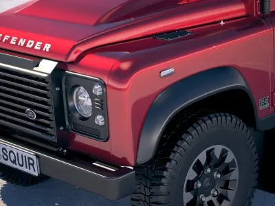 Land Rover Defender Works v8 2018 3D model