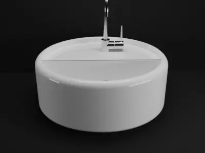 tap and sink  3D model