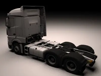 Mercedes Benz Actros MP4 3D model