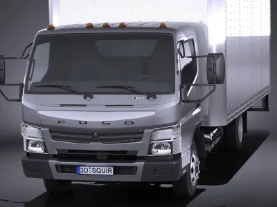  Mitsubishi Fuso BOX 2016  3D model
