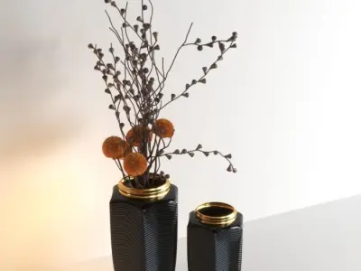 set330 dandelion candle 3D model