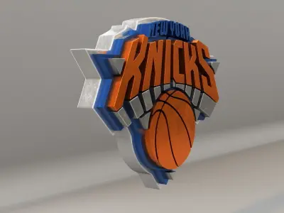 NBA New York Knicks Logo 3D model