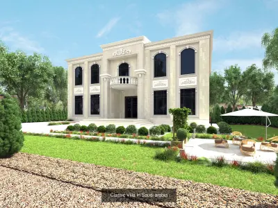 11 Architectural Exterior-Interior Scenes 3D Model Pack