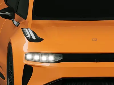 Zeekr 001 Electro car 3D model