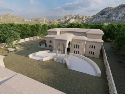 House King-villa-modern house 3D model