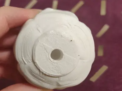 3d Printable Rose - Flat base - No supports needed 3D print model