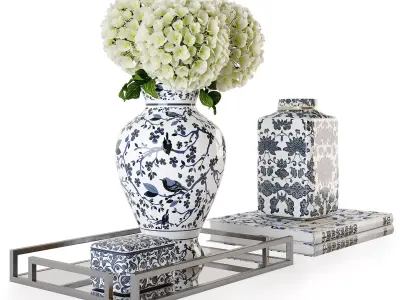 Decorative set w005 3D model