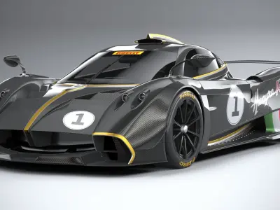 Pagani Huayra R 2021 3D model
