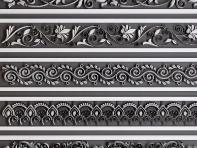 Ornament Trim Vol 03 3D model