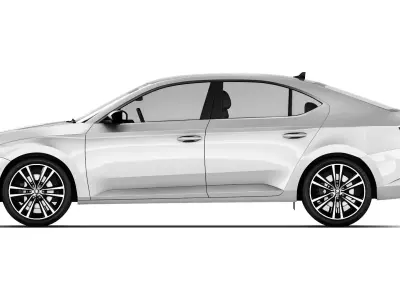 Skoda Superb 2018 3D model