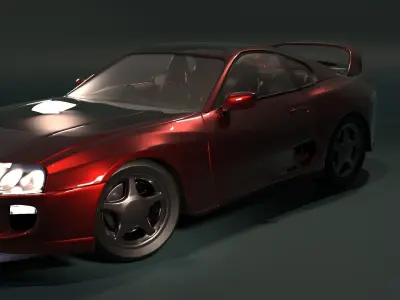 Toyota Supra mk4 3D model