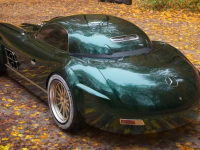 S Klub Mercedes benz SL 300  3D model