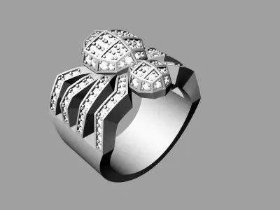 Spider Ring Brand Gold Silver Jewlery 3D print model