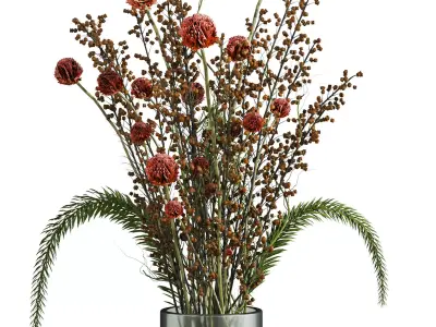 bouquet 3D model 2