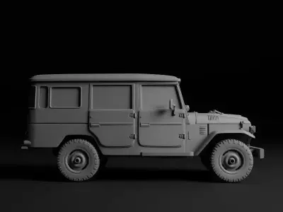 Toyota HJ45 4 door 3D print model