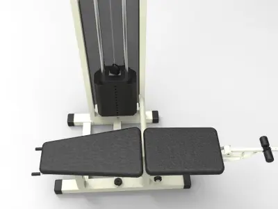leg curl machine Free 3D model