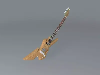 Radical Explorer designed guitar Free 3D model