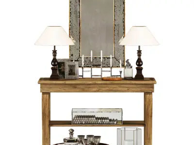 Flamant decorative set 003 3D model